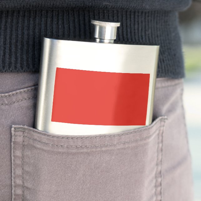 Indonesia flag hip flask (In Situ)