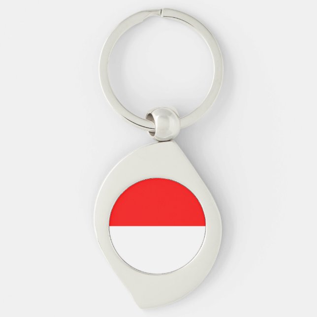 Indonesia Flag Keychain (Front)
