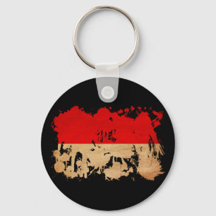 Indonesia Flag Keychain