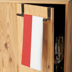 Indonesia flag kitchen towel
