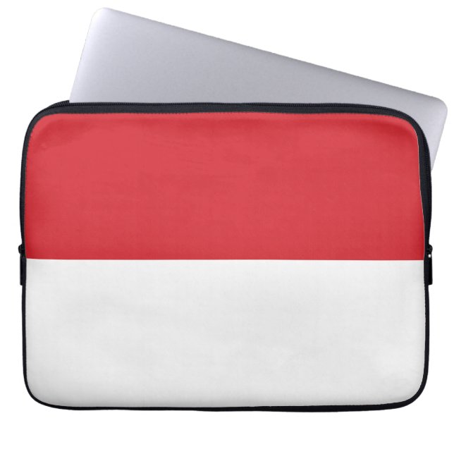 Indonesia flag laptop sleeve (Front)