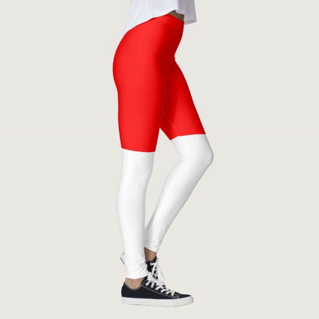 Indonesia Flag Leggings (Right)