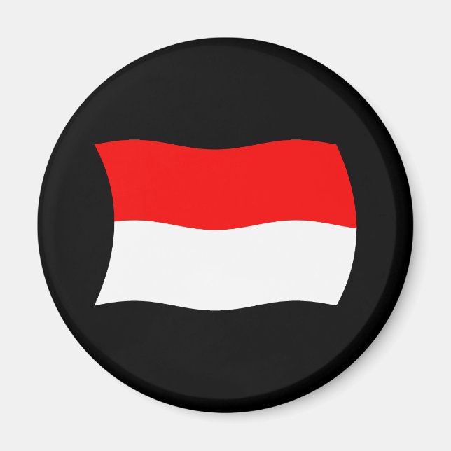 Indonesia Flag Magnet (Front)