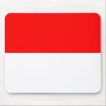 Indonesia Flag Mouse Pad<br><div class="desc">Patriotic flag of Indonesia.</div>