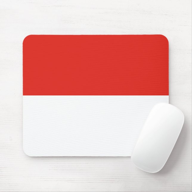 Indonesia flag mouse pad (With Mouse)