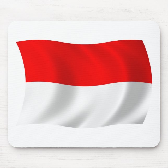 Indonesia Flag Mousepad (Front)