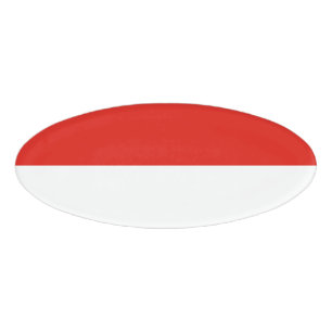 Indonesia flag name tag