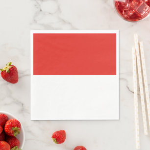 Indonesia flag napkin