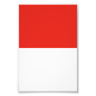 Indonesia flag photo print