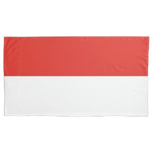 Indonesia flag pillowcase