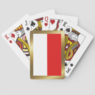Indonesia Flag Playing Cards