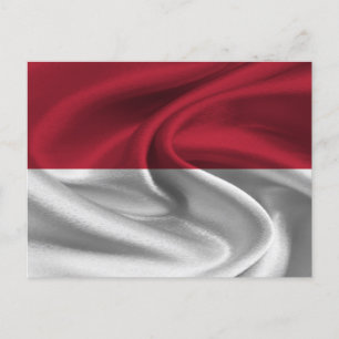 Indonesia Flag Postcard