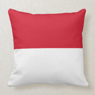 Indonesia Flag Throw Pillow