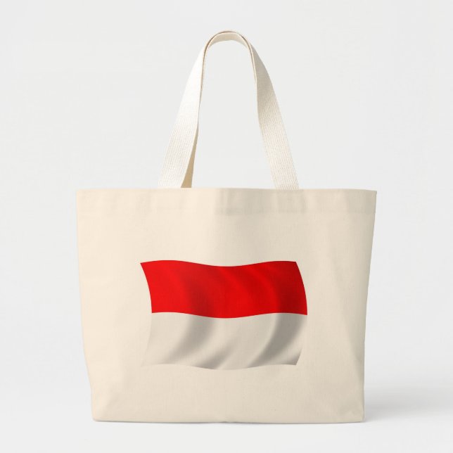 Indonesia Flag Tote Bag (Front)