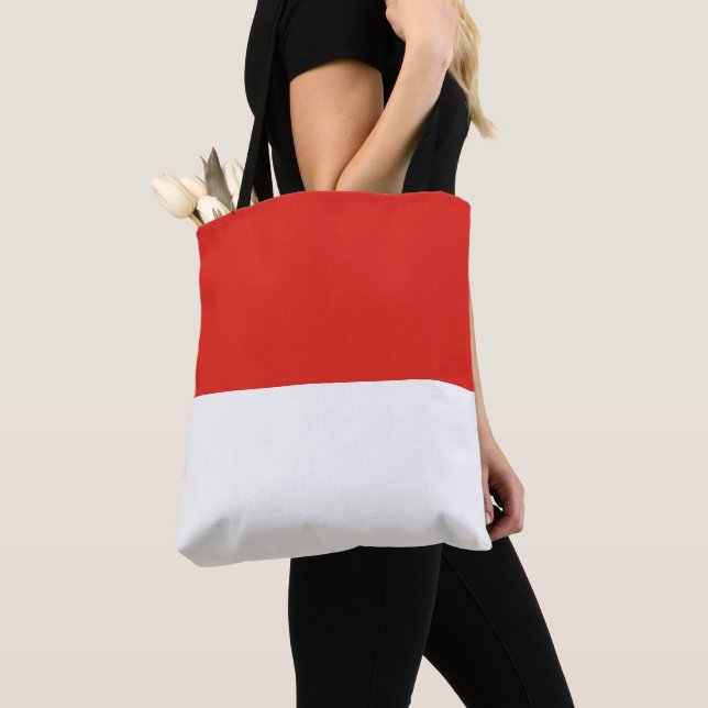 Indonesia flag tote bag (Close Up)