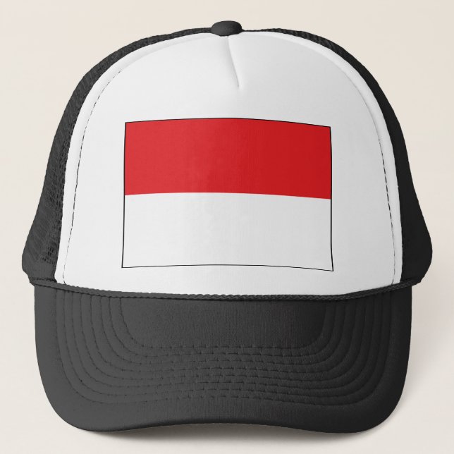 Indonesia Flag Trucker Hat (Front)
