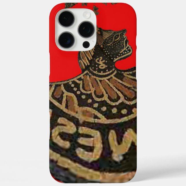 Indonesia Javanese Shadow Puppet Cultural Art Case-Mate iPhone Case (Back)