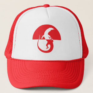 Indonesia Komodo dragon Monitor Indonesian Trucker Hat