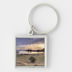 Indonesia, Komodo National Park. Sunset on one Keychain