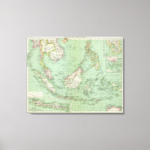 Indonesia, Malaysia Canvas Print