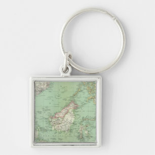 Indonesia, Malaysia Keychain