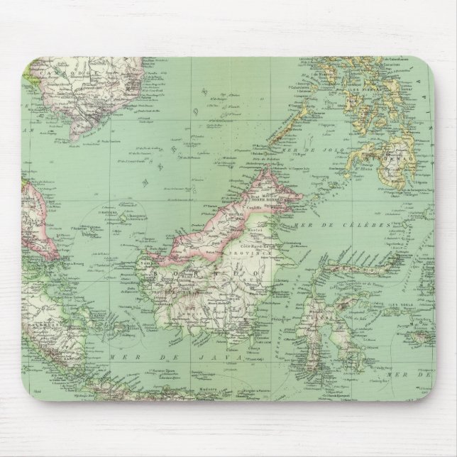 Indonesia, Malaysia Mouse Pad (Front)