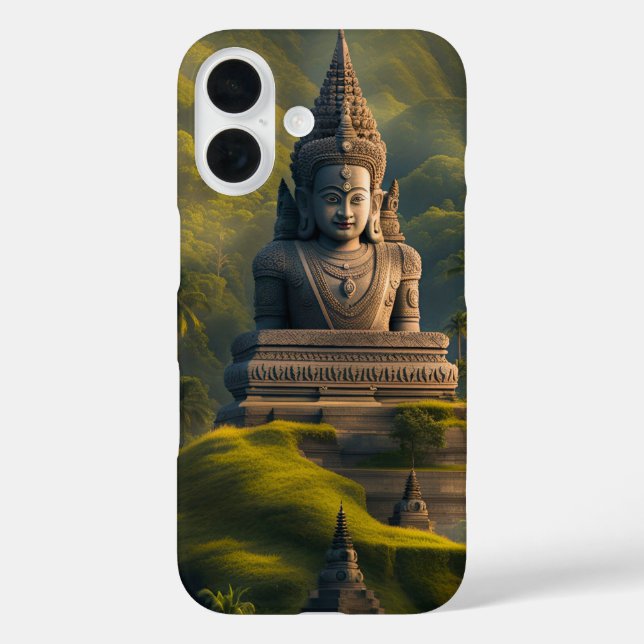 Indonesia Mountain Buddha  Case-Mate iPhone Case (Back)