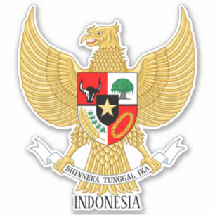 Indonesia National Emblem Patriotic