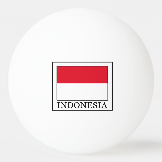 Indonesia Ping Pong Ball (Front)