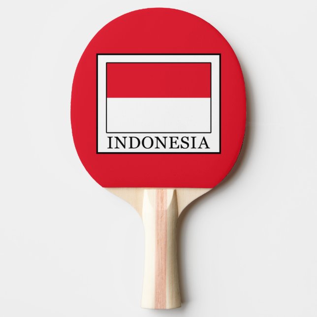Indonesia Ping Pong Paddle (Front)