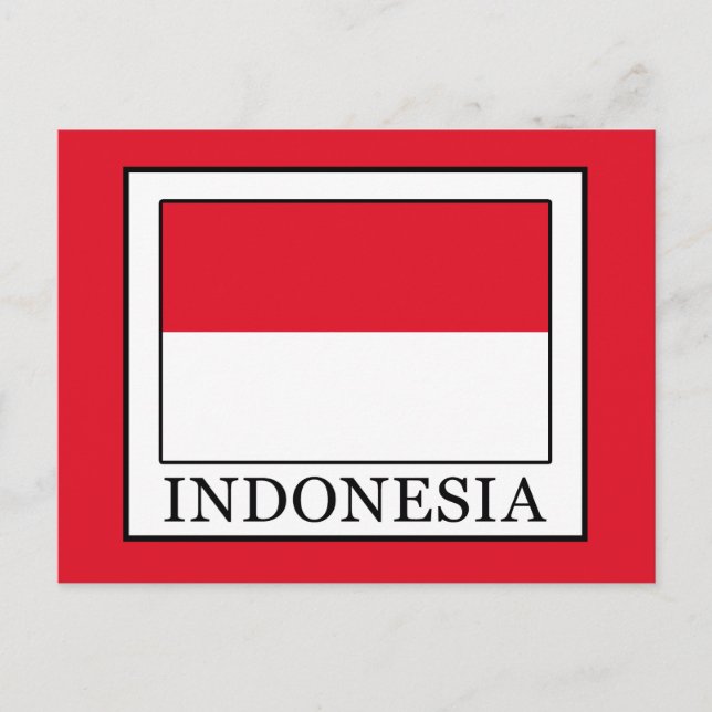 Indonesia Postcard (Front)