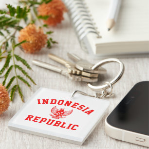 Indonesia Republic Keychain