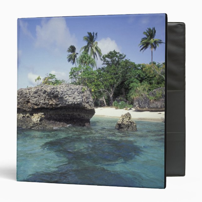 Indonesia. Rock formations along shore Binder (Front/Inside)