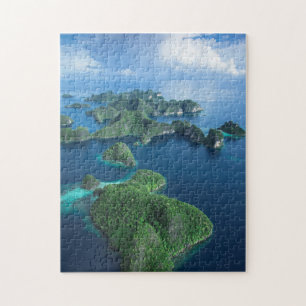 Indonesia, West Papua. Aerial Of Raja Ampat Jigsaw Puzzle
