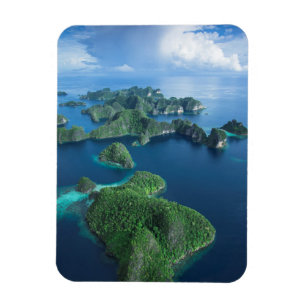 Indonesia, West Papua. Aerial Of Raja Ampat Magnet