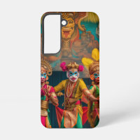 Indonesian Bali Masked Dancers