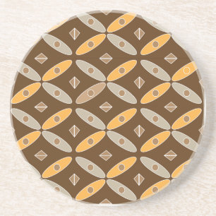 Indonesian Batik Pattern Mug Coaster