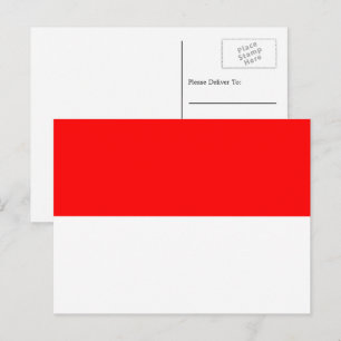 Indonesian Flag, Flag of Indonesia Postcard