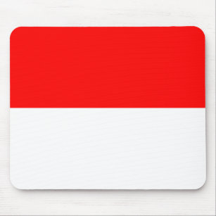 Indonesian Flag (Indonesia) Mouse Pad