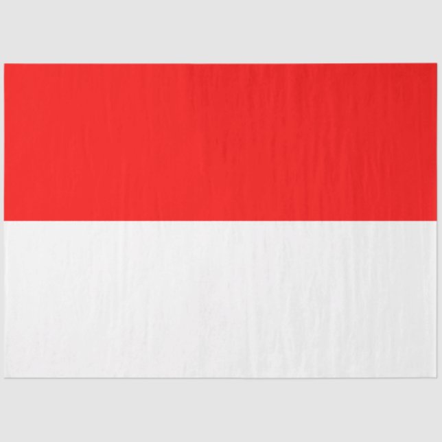 Indonesian Flag (Indonesia) Tissue Paper (Front)