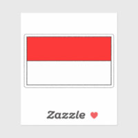 Indonesian Flag Sticker