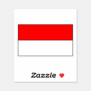 Indonesian Flag Sticker
