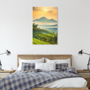 Indonesian Sunset  Canvas Print