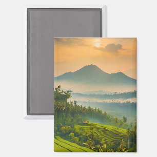 Indonesian Sunset  Magnet