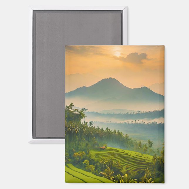 Indonesian Sunset  Magnet (Front/Back)