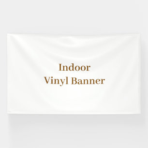Indoor 4' x 12' Vinyl Banner