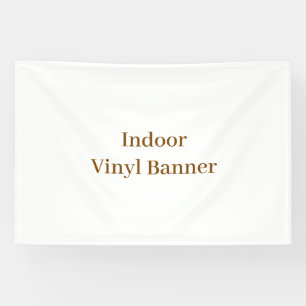 Indoor 4' x 6' Vinyl Banner