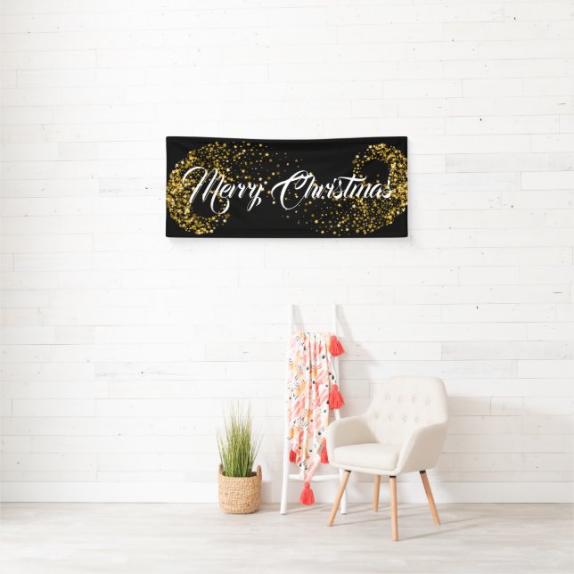 Indoor Banner-Merry Christmas Banner (Insitu)