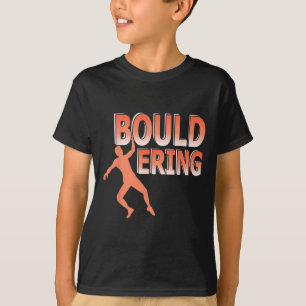 Indoor Bouldering Rock Climbing Athletic Climber L T-Shirt