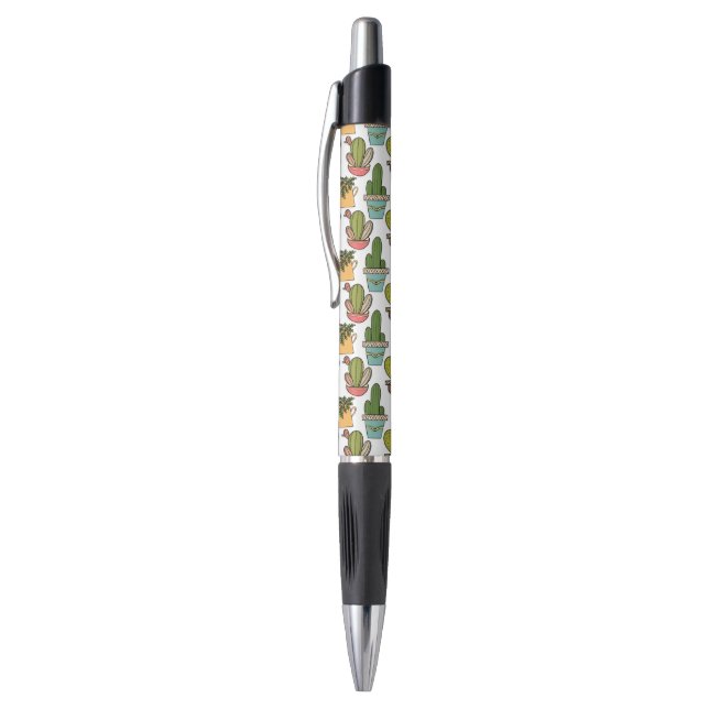 Indoor Cactus & Succulents In Pots Pattern Pen (Top (Vertical))